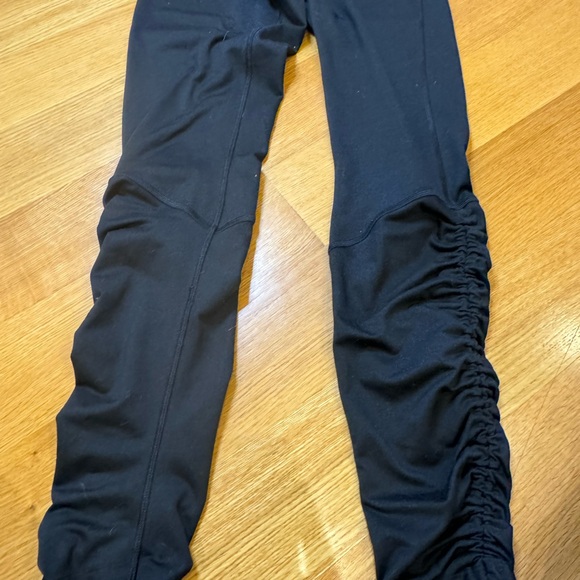 PINK Victoria's Secret Pants - PINK Victoria's Secret Black Ruched women’s Leggings Size Small